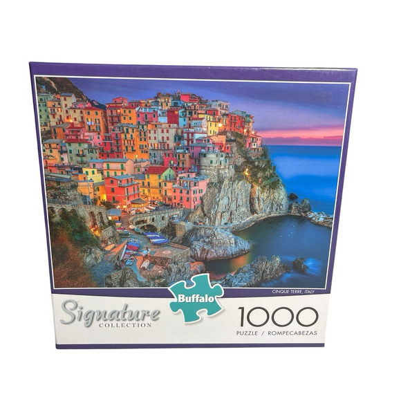 Buffalo Games Signature Collection Cinque Terre Italy Jigsaw Puzzle 1000 Pieces - Picture 1 of 5
